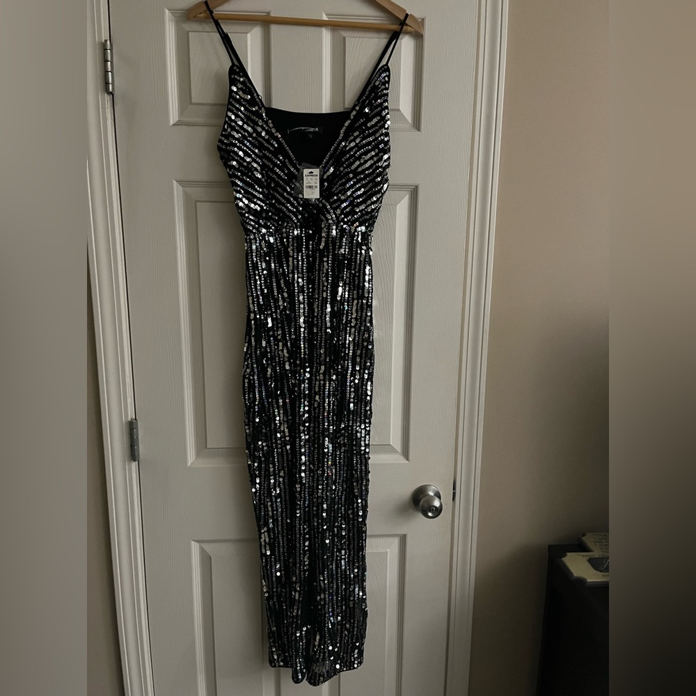 Express Sequin Jumpsuit